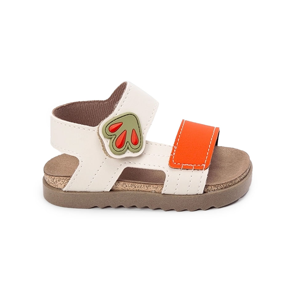 Molekinho Papete 2636-106-13958-81266 Branco OffLaranja Sint -6-